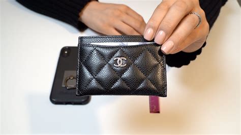 chanel classic card hilder|Chanel Classic Cardholder Review .